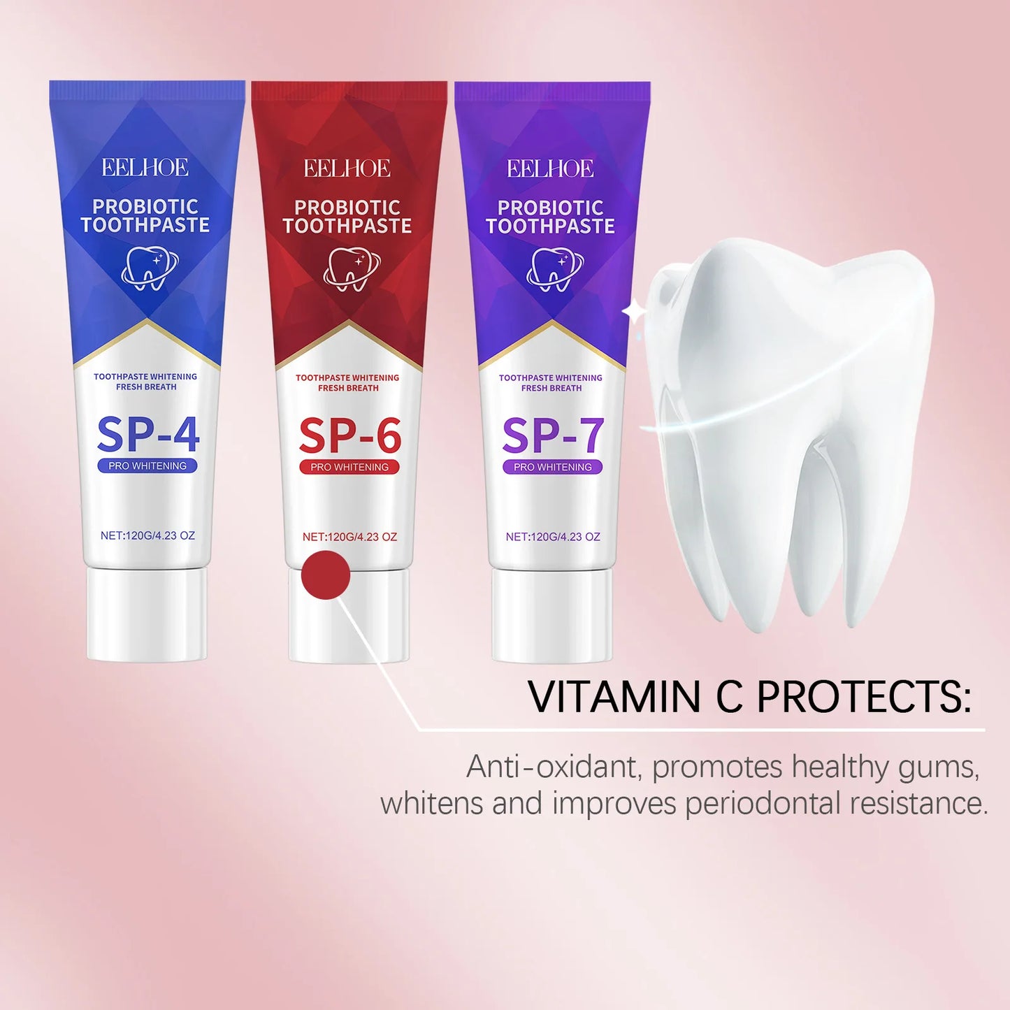 Eelhoe SP-6 Probiotic Whitening Toothpaste 120g | Fresh Breath
