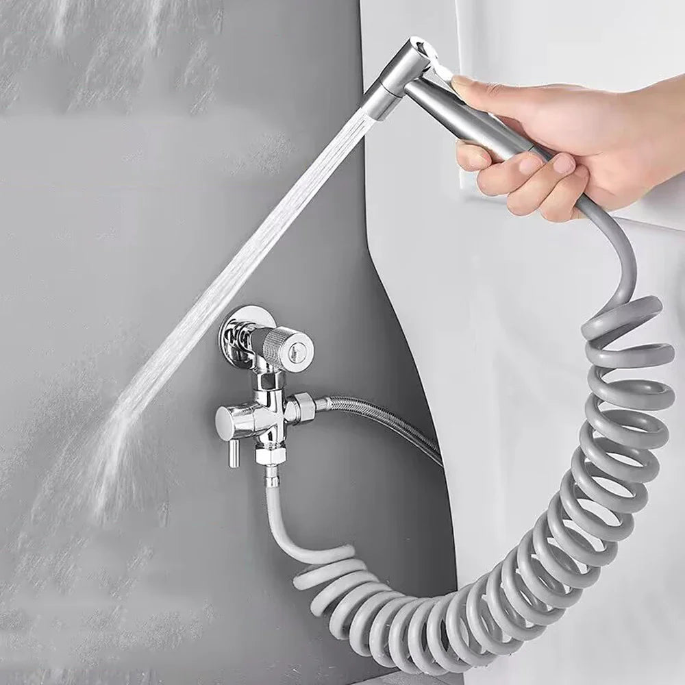 Flexible Spring Shower Hose | Bidet Sprayer Pipe 1.5M–5M