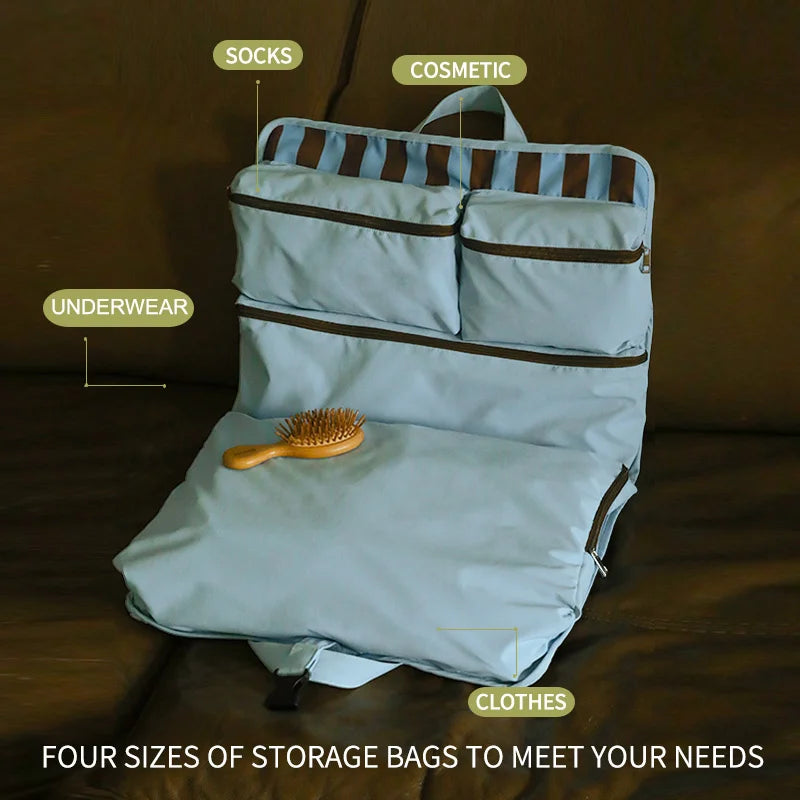 Hanging Packing Cube – Foldable Waterproof Travel Organizer