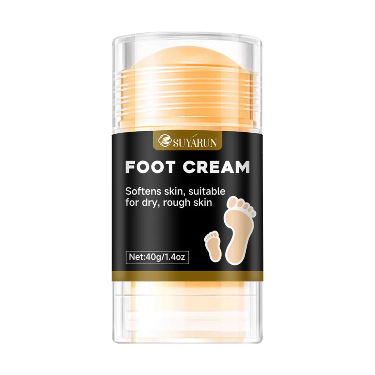SUYARUN Professional Foot Care Stick - Cracked Heel Repair, Moisturizing Foot Cream w/Shea Butter & Tea Tree Oil (Unisex). Peaceful Pleasures Health and Wellness 40g