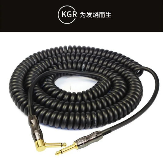 6 10meters KGR Guitar Cable Fever Guitarwire Springwire Telephonewire Peaceful Pleasures Health and Wellness Double straight 6M