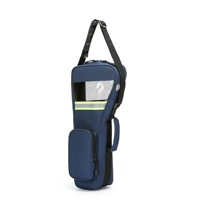 2L/3L Oxygen Tank Shoulder Bag Oxford Adjustable Shoulder Strap Cylinder Holder Carrier Pouch for Emergency Accessories Peaceful Pleasures Health and Wellness DeepBlue 2L