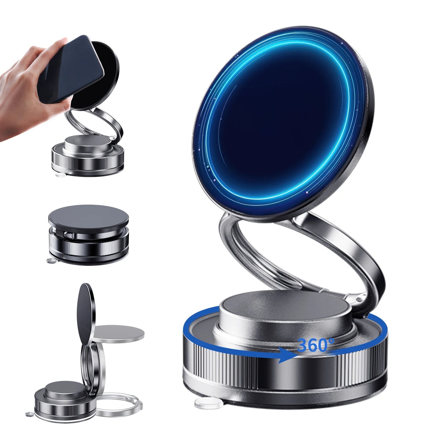 Adjustable Magnetic Phone Holder for Multiple Uses