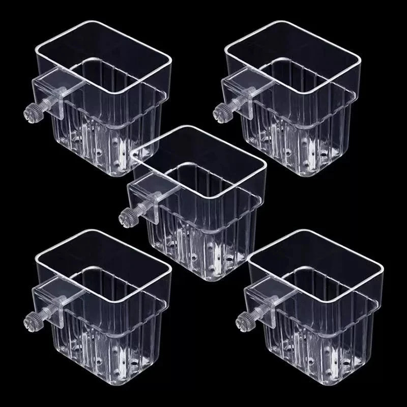 Clear Hydroponic Net Cup 80mm – Transparent PP Plant Pot