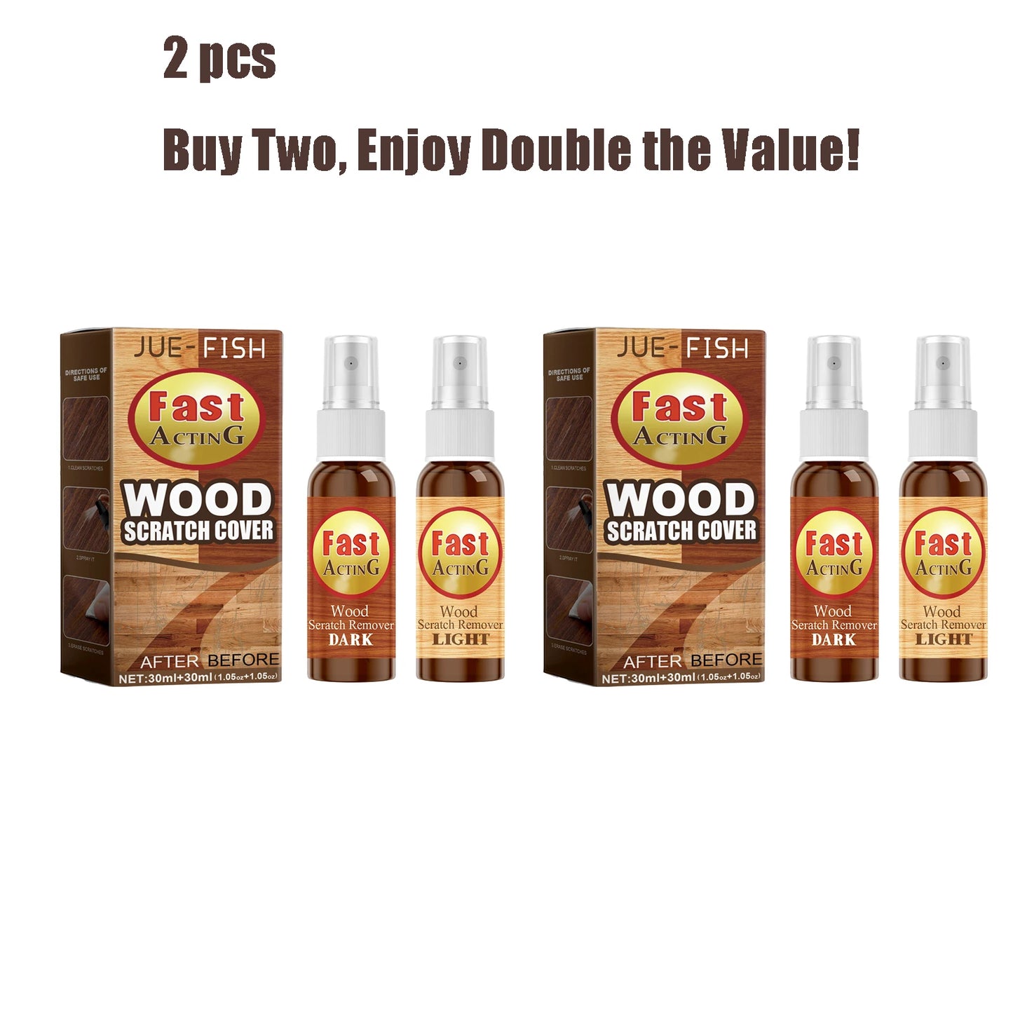 Jue-Fish Wood Floor Scratch Repair Agent | Restore & Protect