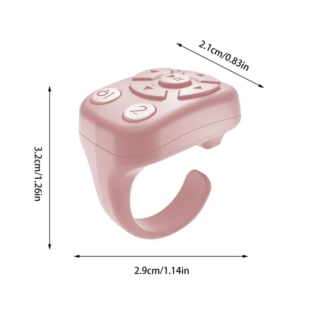 Bluetooth Scrolling Ring – Wireless Selfie & Camera Remote