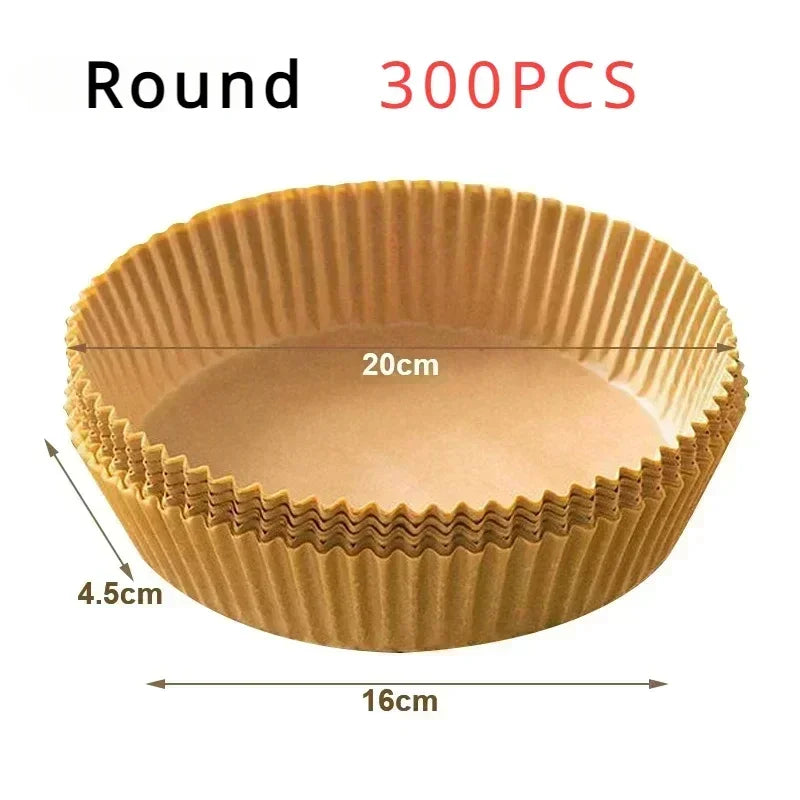 Disposable Air Fryer Parchment Liners – Non-Stick Baking Mats