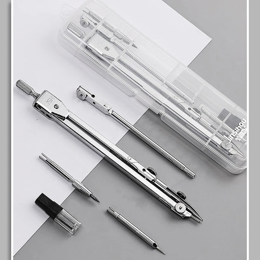 Bview Art Metal Compass Engineering Drawing Mechanical Design Tool Peaceful Pleasures Health and Wellness 5pcs