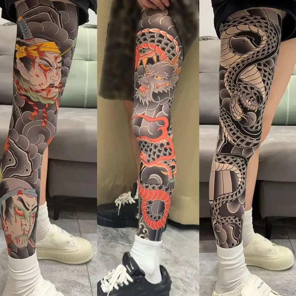 Tattoo-Inspired Fishnet Stockings for Unique Style Peaceful Pleasures Health and Wellness