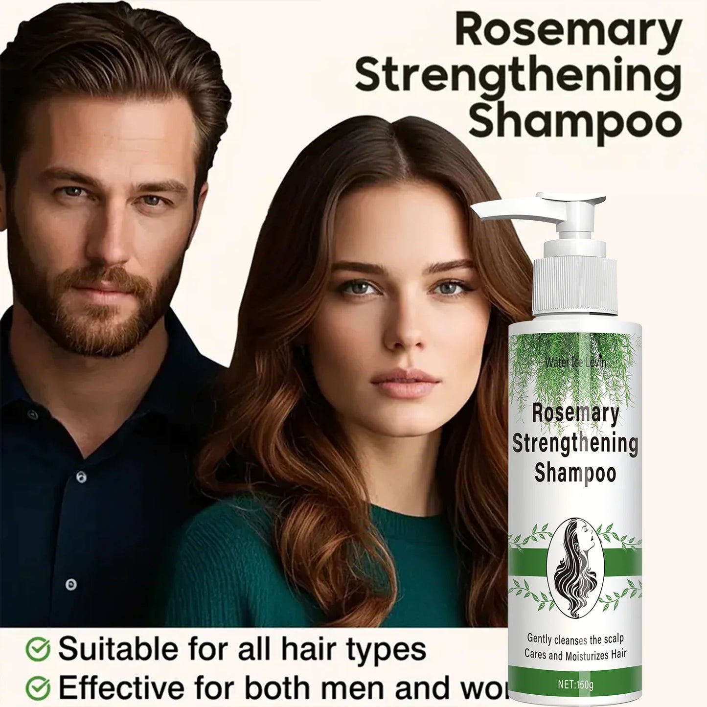 Rosemary Shampoo – Deep Cleansing, Rich Foam & Smooth Hair