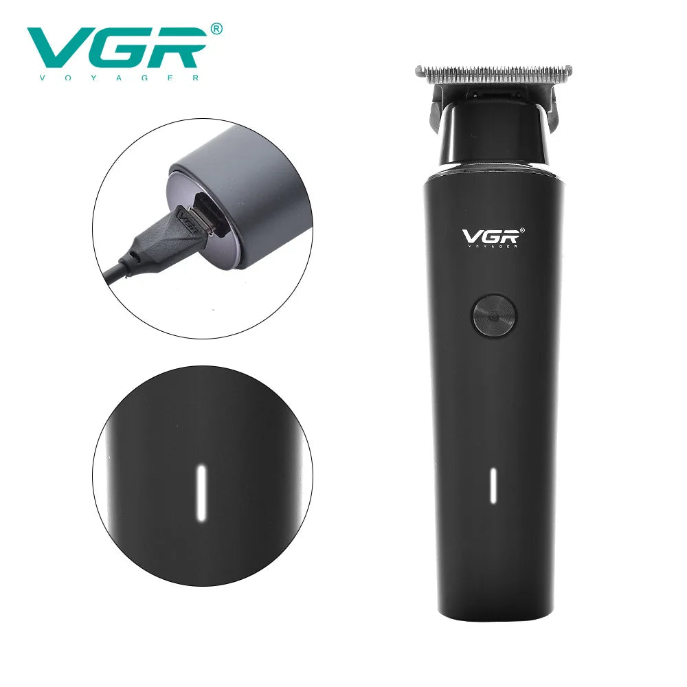 VGR Hair Clipper Rechargeable Hair Trimmer Electric Beard Shaver Wireless Barber Haircut 0mm Cutting Blade Clipper for Men V-933 Peaceful Pleasures Health and Wellness