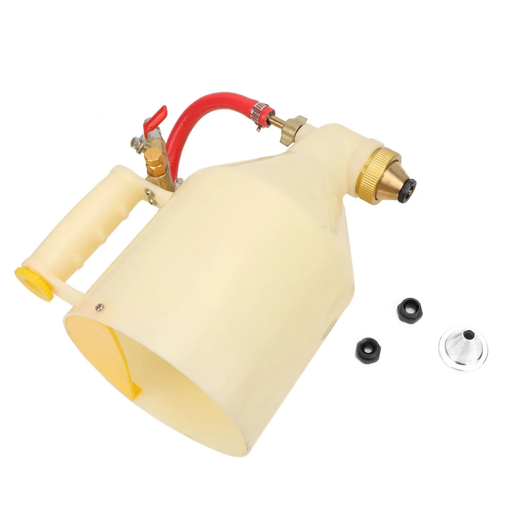 1 Adjustable Plastic Hopper Air Spray Gun Wall Painting Sprayer