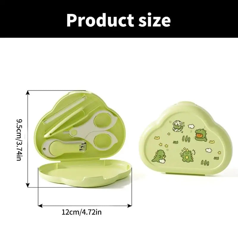 Baby Nail Care Kit – Trimmer, Scissors, File & Tweezers Set