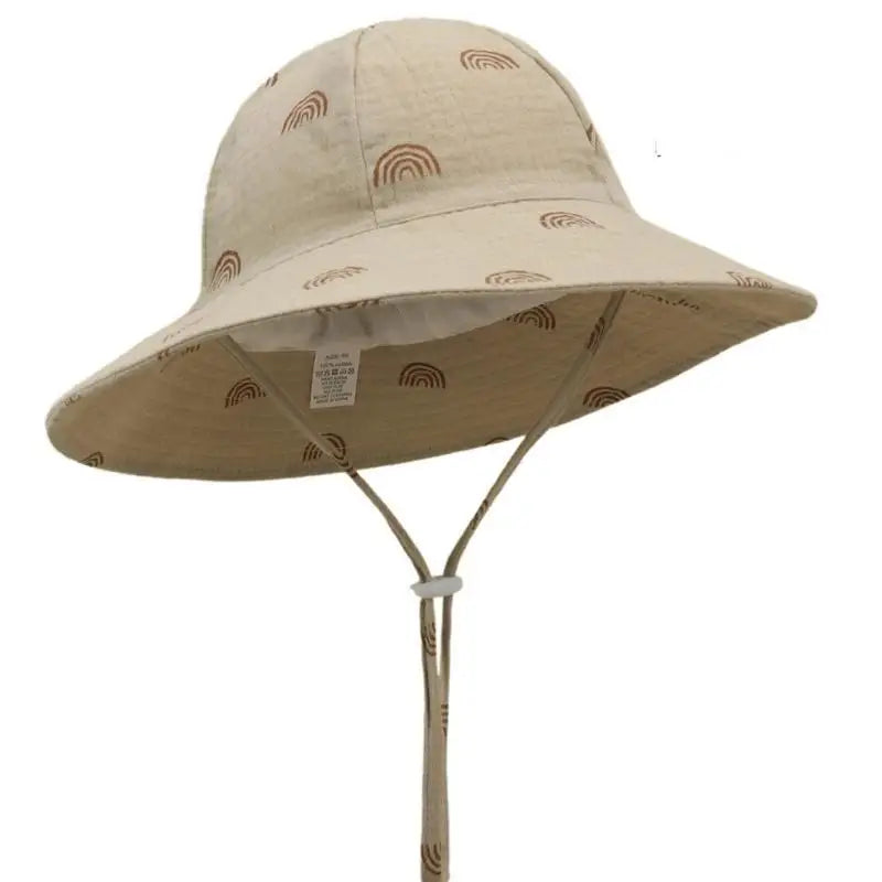 Baby Cotton Bucket Sun Hat UPF50+ | Infant Boys & Girls 6-12M