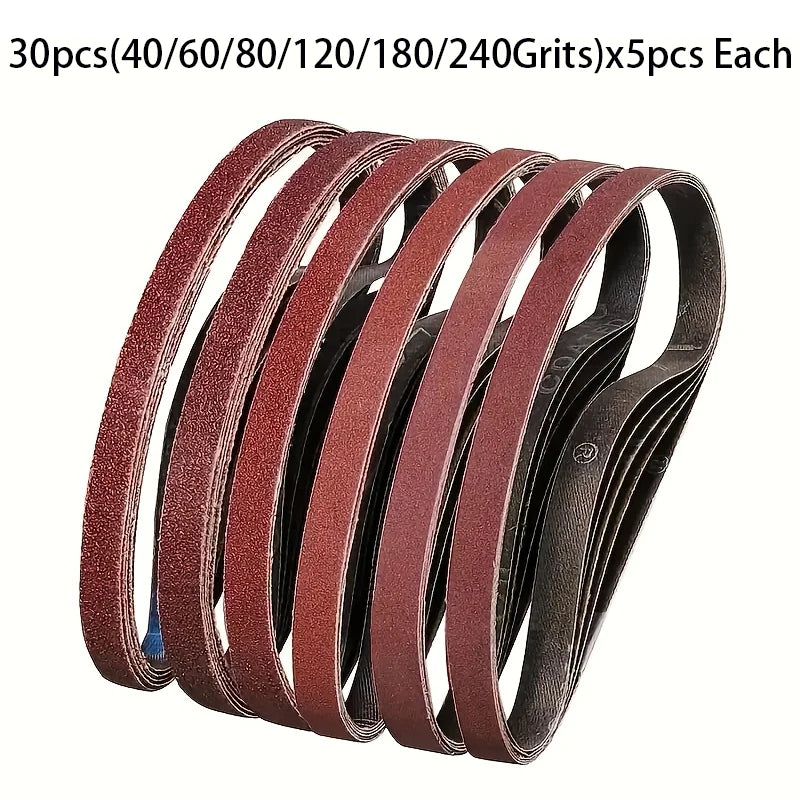 457 Sanding Belt Multi Grit 40-240 Grits Used Polishing Wood Soft