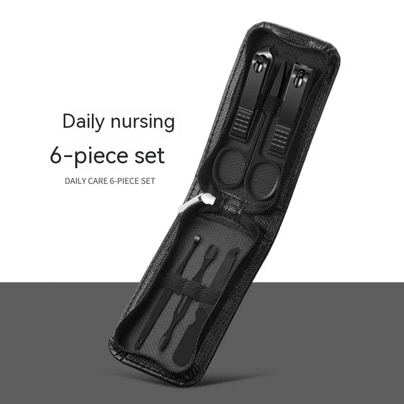 6-Piece Manicure & Pedicure Nail Clipper Set for Men & Women