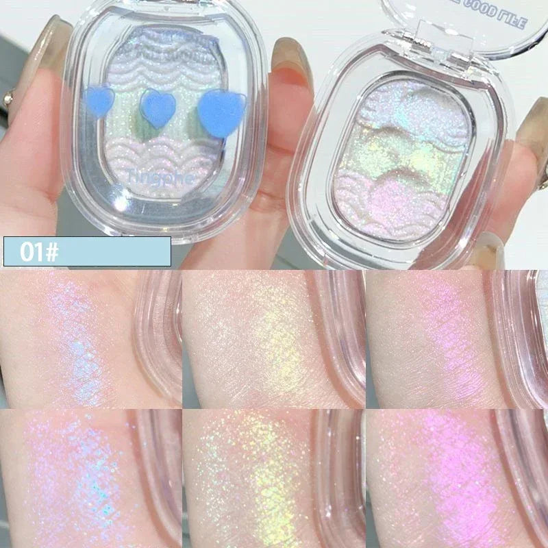 Chameleon Gradient Glitter Eyeshadow Palette | Shimmer Highlight