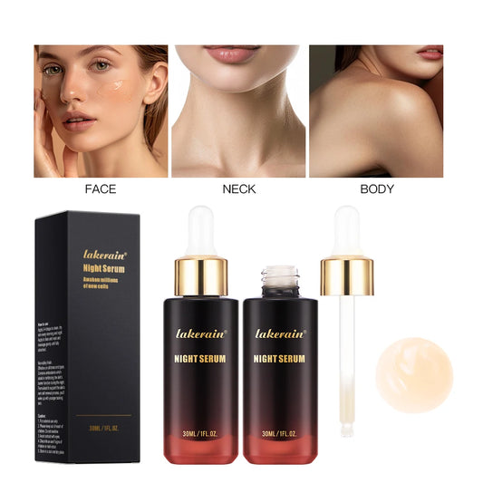 Night Serum Vitamin B5 Advanced Night Repair Synchronized Smooth WrinklesMulti-Recovery Antioxidant Complex Unisex 30ml Peaceful Pleasures Health and Wellness