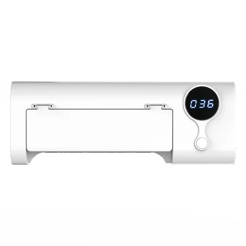 Hot Selling Custom Plastic Wall Mounted Automatic Toothpaste Dispenser UV Toothbrush Holder Squeezer Peaceful Pleasures Health and Wellness
