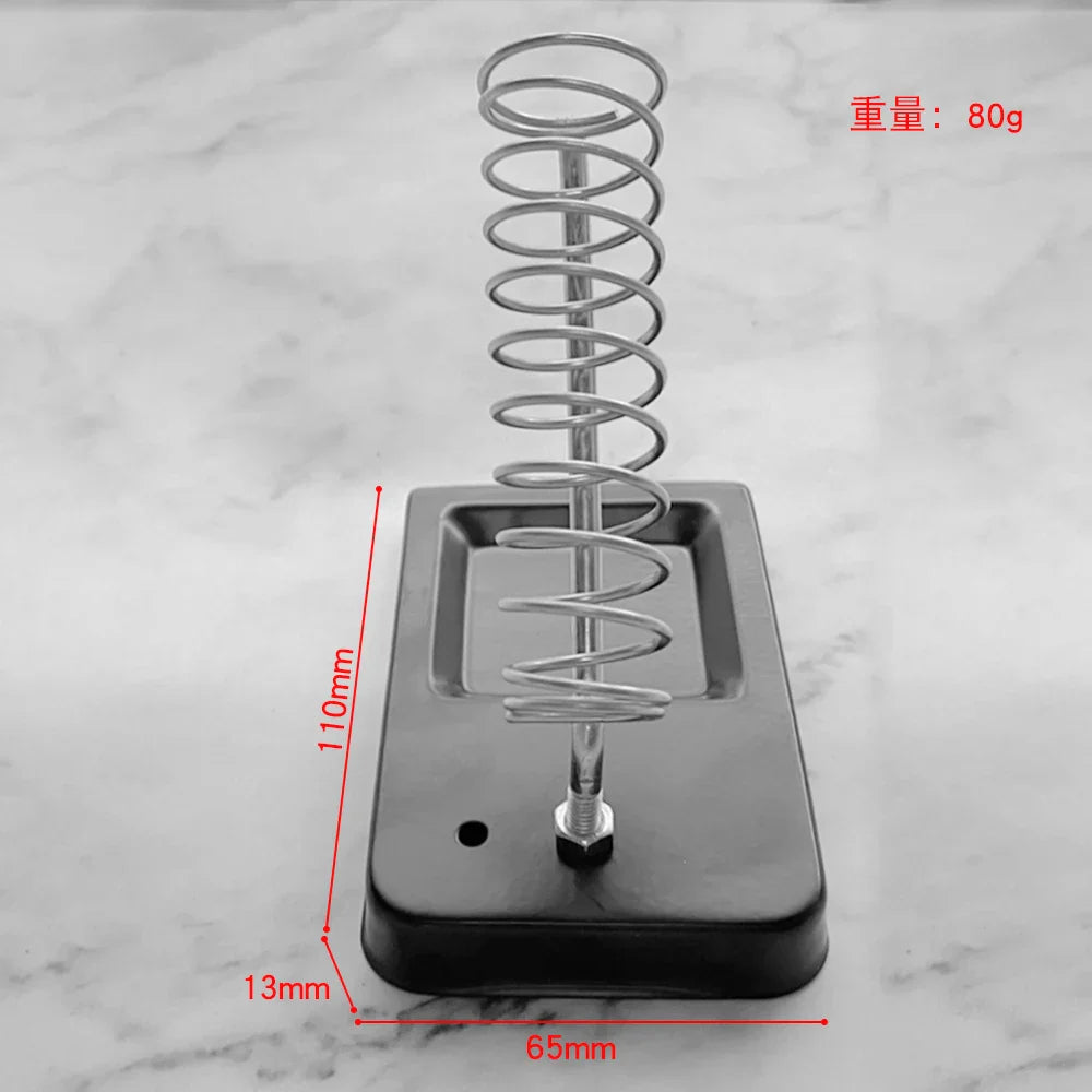 Portable Soldering Iron Stand with Cleaning Sponge | Metal Holder
