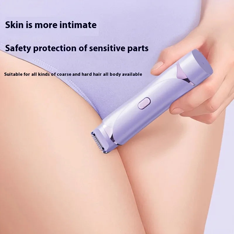 Women's 2-in-1 Rechargeable Electric Shaver & Body Trimmer