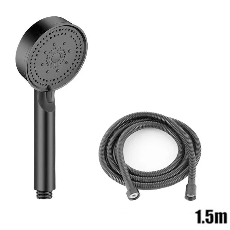 5-Mode Handheld Shower Head | Universal Fit, ABS & Silicone