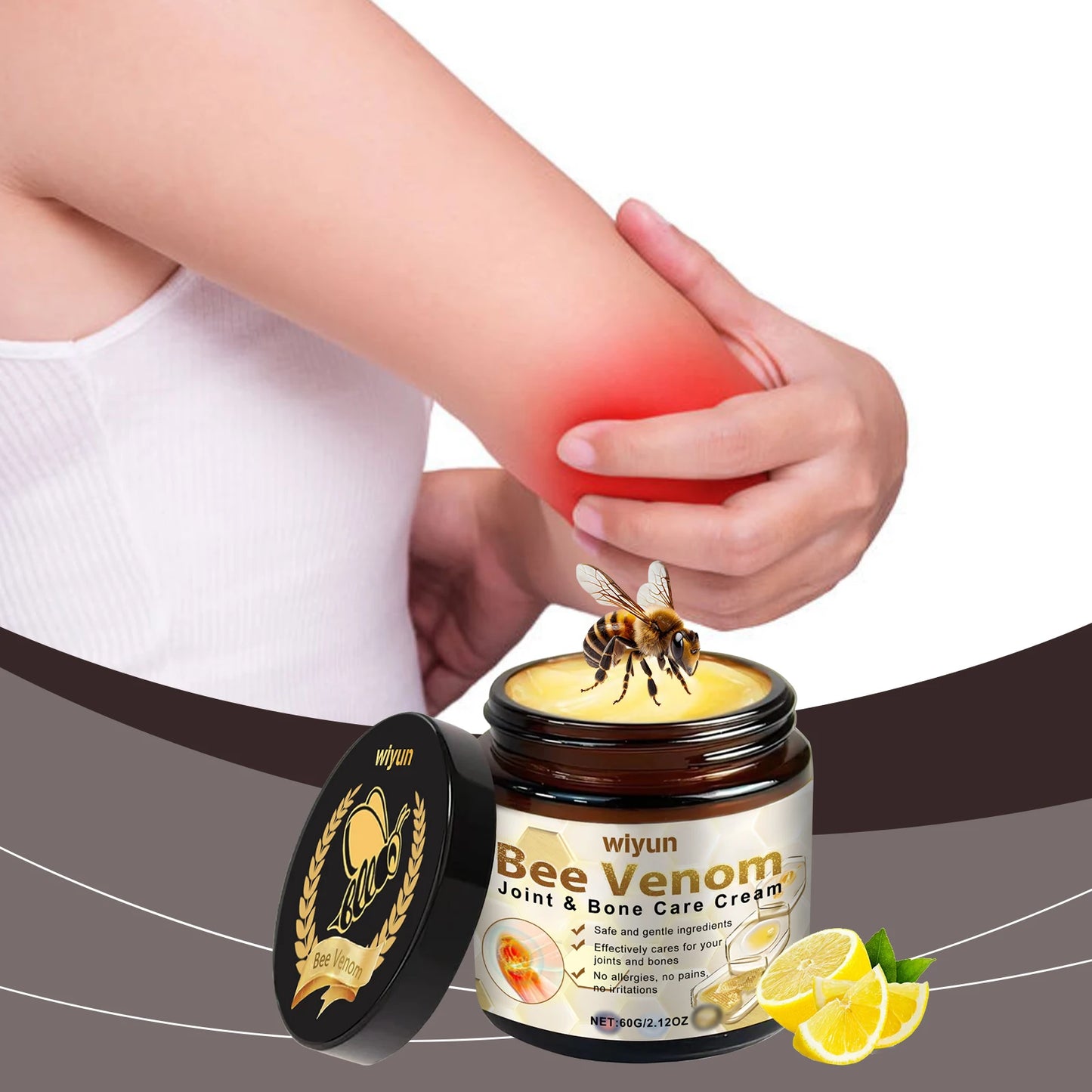 Bee Venom Joint & Muscle Relief Cream – Knees, Back, Shoulders