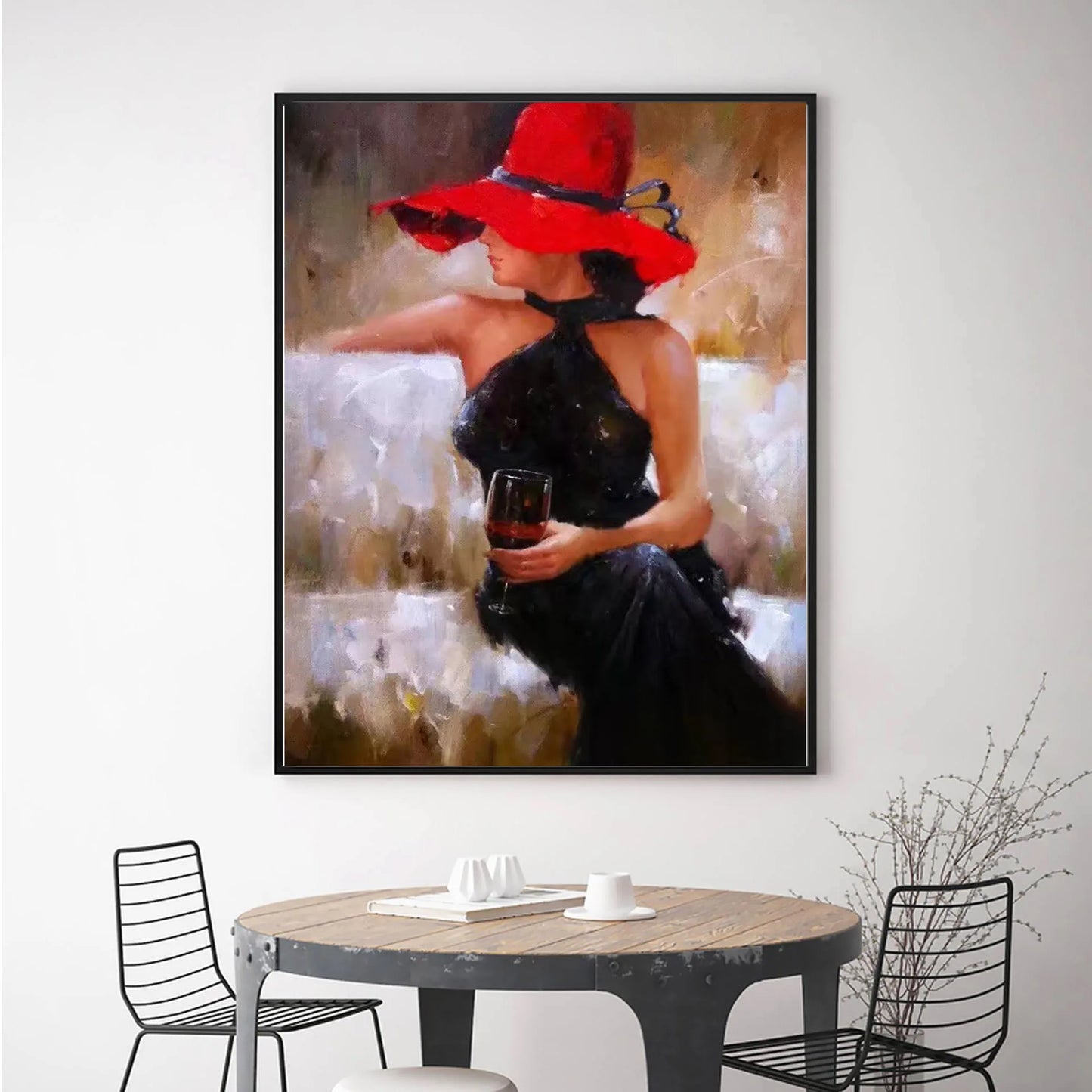 Custom Hand-painted Painting on Canvas, Custom Portrait, 100% Hand Drawn Photos, Couples photos, Family Photos, Wall Art Peaceful Pleasures Health and Wellness