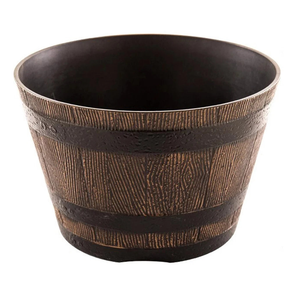Garden Whiskey Bucket Succulent Flowerpot Indoor Outdoor Planting