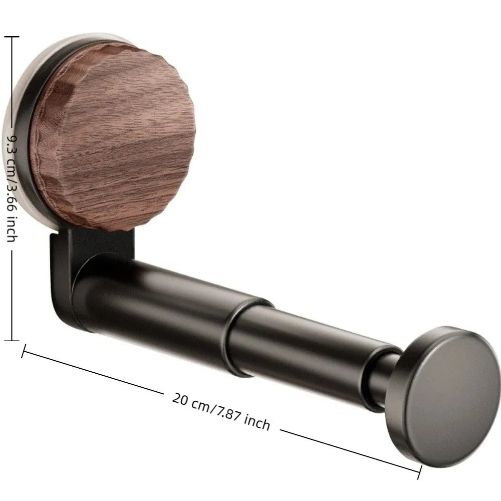 No-Drill Suction Cup Telescopic Clothes Rack | Wall Hanger