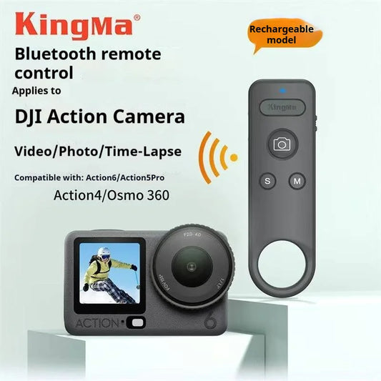 Bluetooth Remote for DJI Osmo Action 4/5 Pro/6 | 10m Range Camera Bluetooth Remote Oasis Select