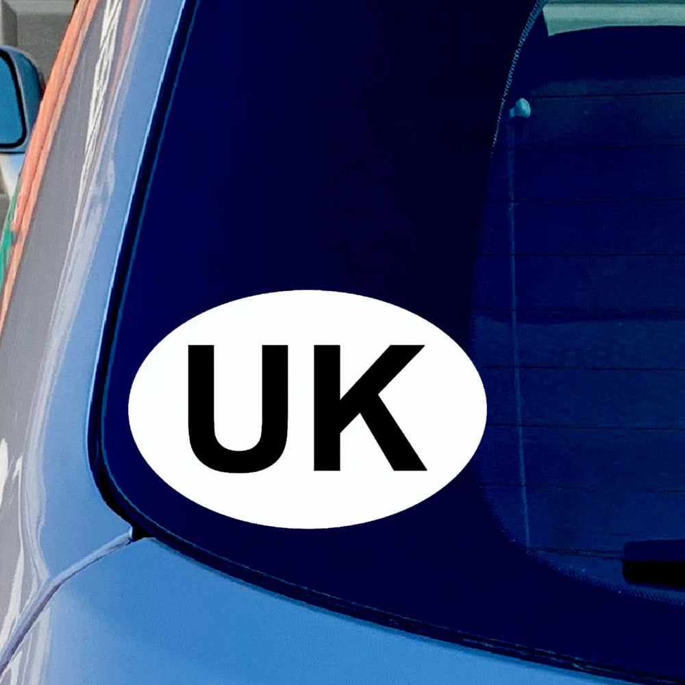 5.7 inch Wide UK British Car Sticker And Decal for Windows, Cars, SUV, Trucks 2Pcs Peaceful Pleasures Health and Wellness