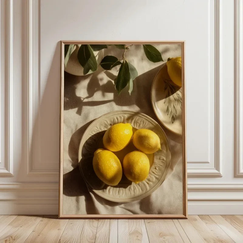 Minimalist Olive Tree Canvas Wall Art | Mediterranean Decor