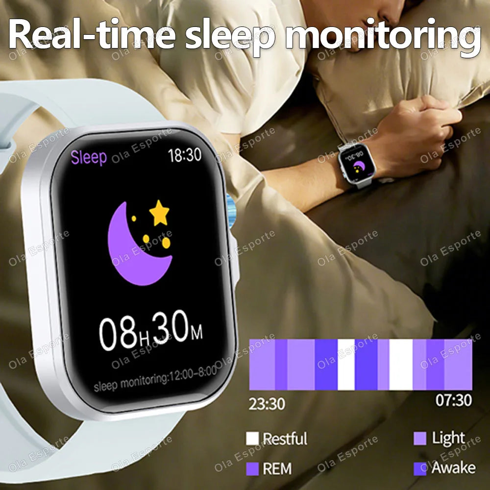 Ola Esporte LED Smartwatch 2.01" | Fitness & Bluetooth Call Watch