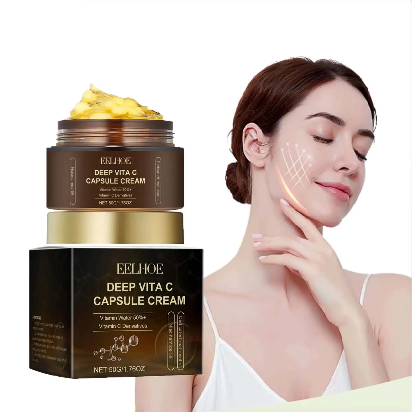 Vitamin C Face Cream – Brighten, Firm & Correct Dark Spots Peaceful Pleasures Health and Wellness