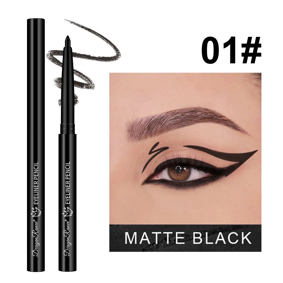 Dragon Ranee Waterproof Gel Eyeliner Pencil – Matte & Shimmer