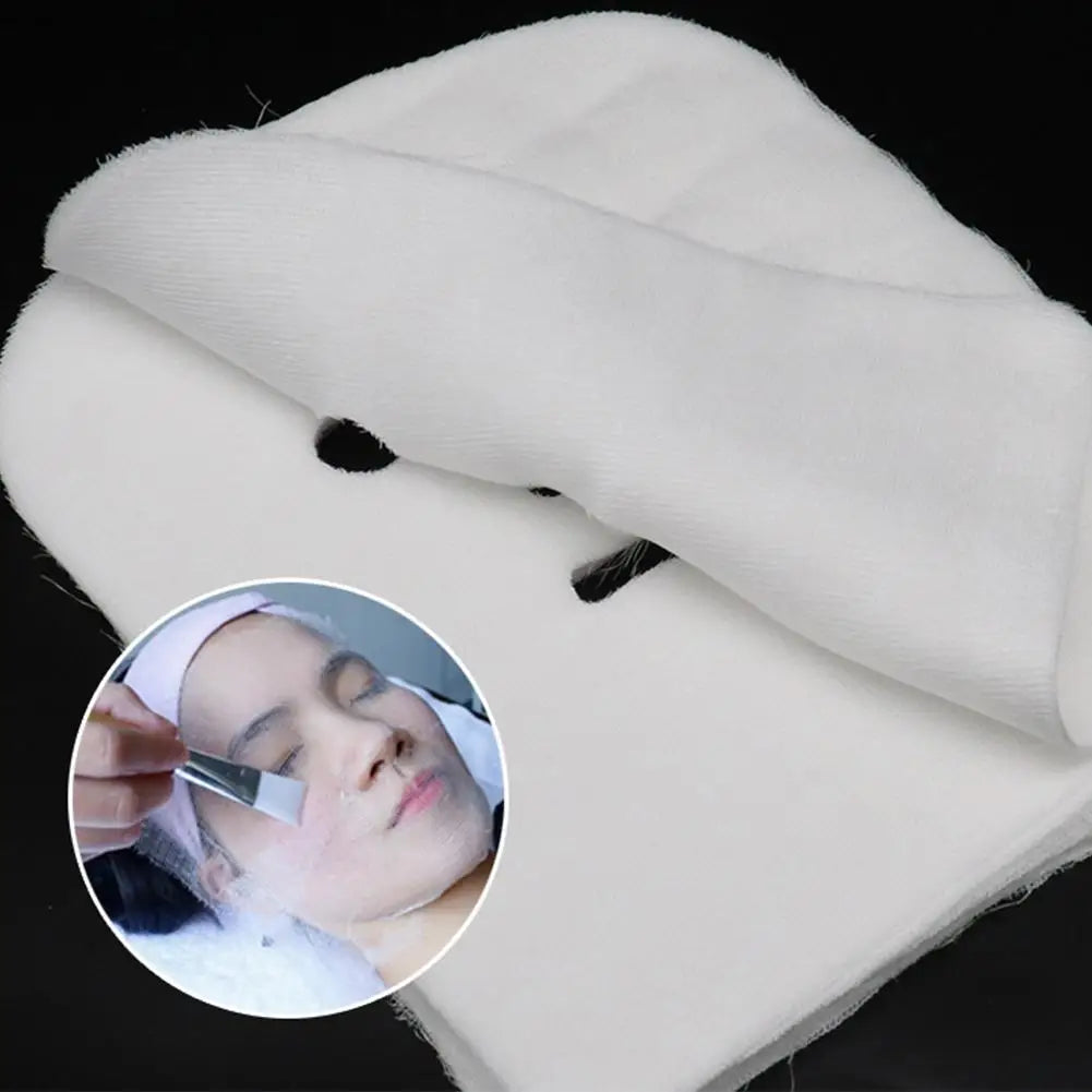 50-Pack Precut Gauze Facial Mask Sheets – DIY Skincare & Spa
