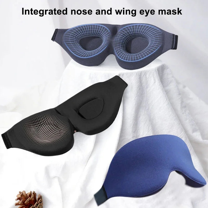 Eye Mask Blindfold For Unisex Soft Tiredness Relief Eye Cover Natural Sleeping Blind Eye Patch Skin Care Tool Peaceful Pleasures Health and Wellness