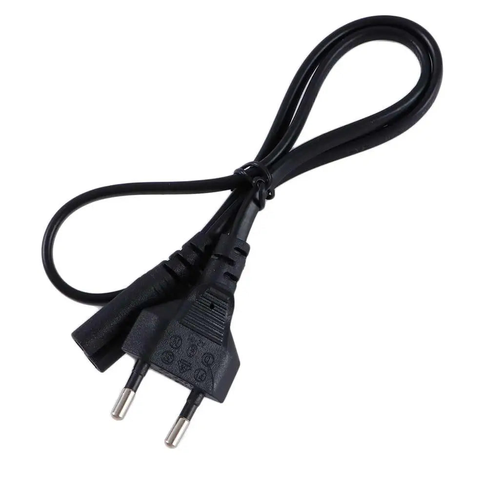 1Pc 0.6m Cameras European Printers Laptop EU Power Charge Power Cables C7 To Euro 2 Pin Cord Figure 8 Peaceful Pleasures Health and Wellness