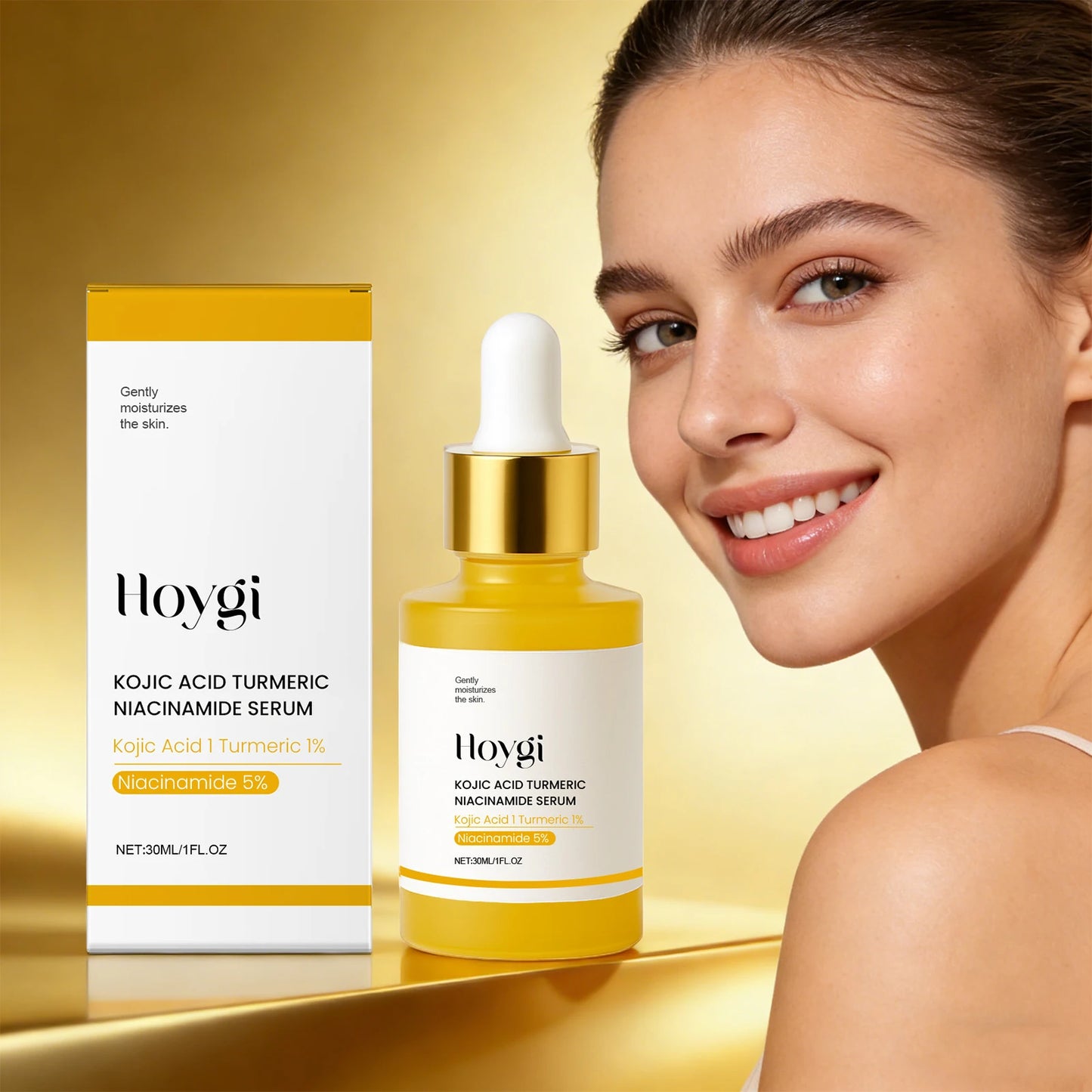 5% Niacinamide Serum Kojic Turmeric Brightening Facial Essence Improve Dullness Skin Prevent UV Rays Moisturizing Skin Care Peaceful Pleasures Health and Wellness