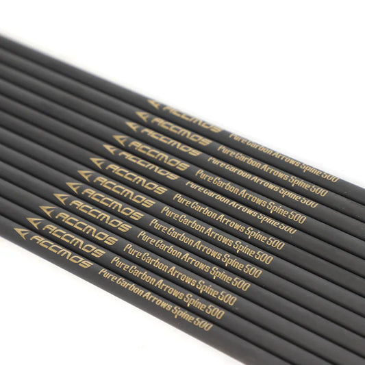 Pure Carbon Arrow Shaft ID Spine 300-1500 Archery Outdoor Shooting Peaceful Pleasures Health and Wellness ID4.2 sp500 32in