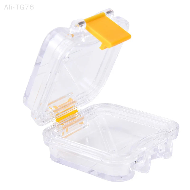 Clear Plastic Dental Crown Storage Box with Membrane | 1 PC