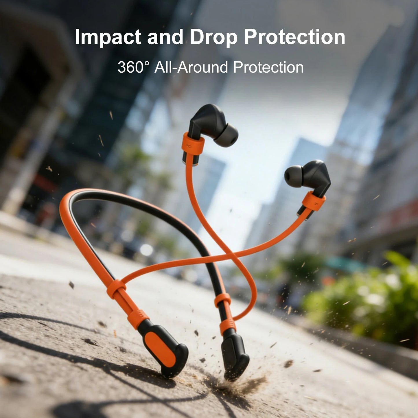 Protective Silicone Rope Soft Silicone Sports Neckband Strap Compatible with Galaxy Buds3 FE(2025)/3 Pro/3 Peaceful Pleasures Health and Wellness