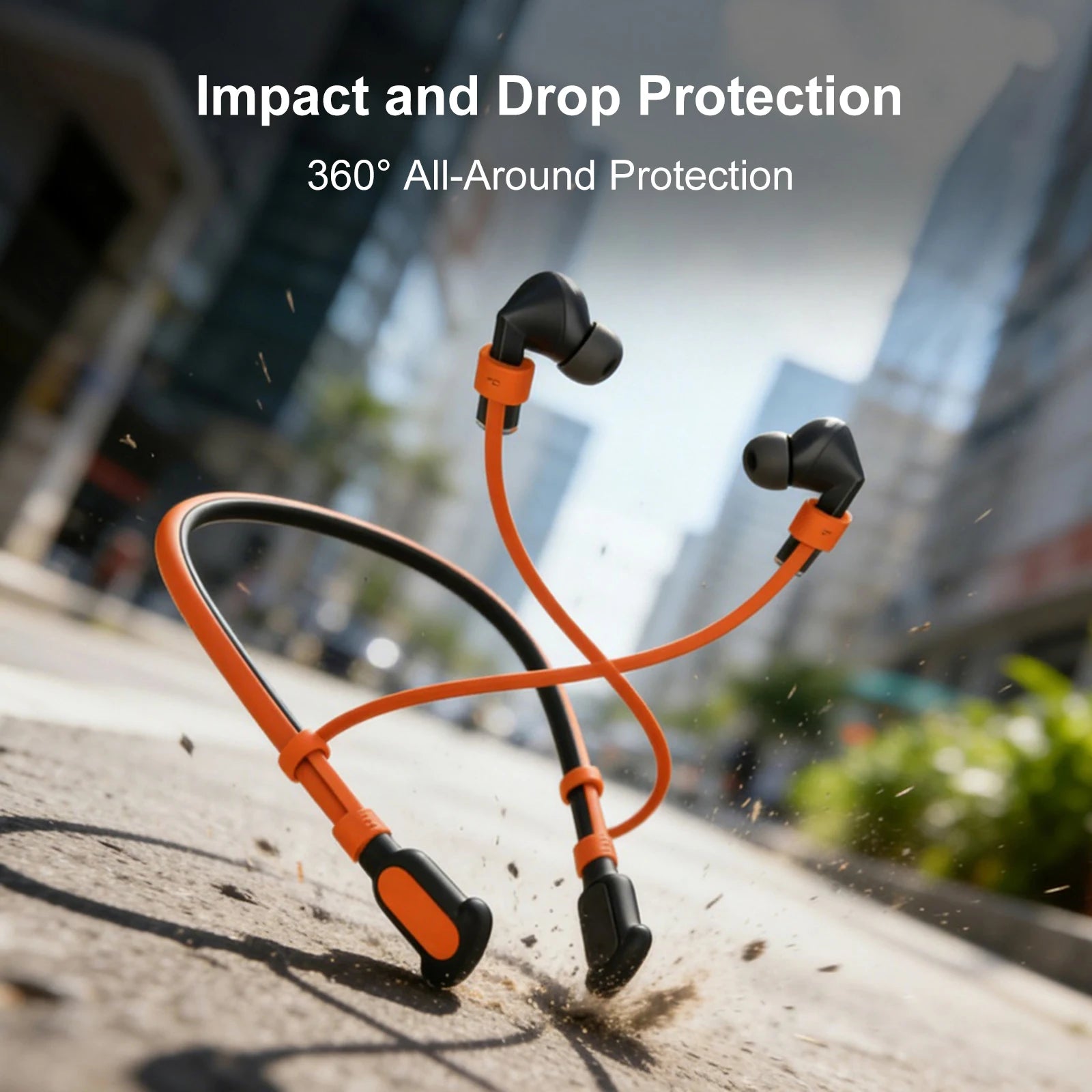 Protective Silicone Rope Soft Silicone Sports Neckband Strap Compatible with Galaxy Buds3 FE(2025)/3 Pro/3 Peaceful Pleasures Health and Wellness