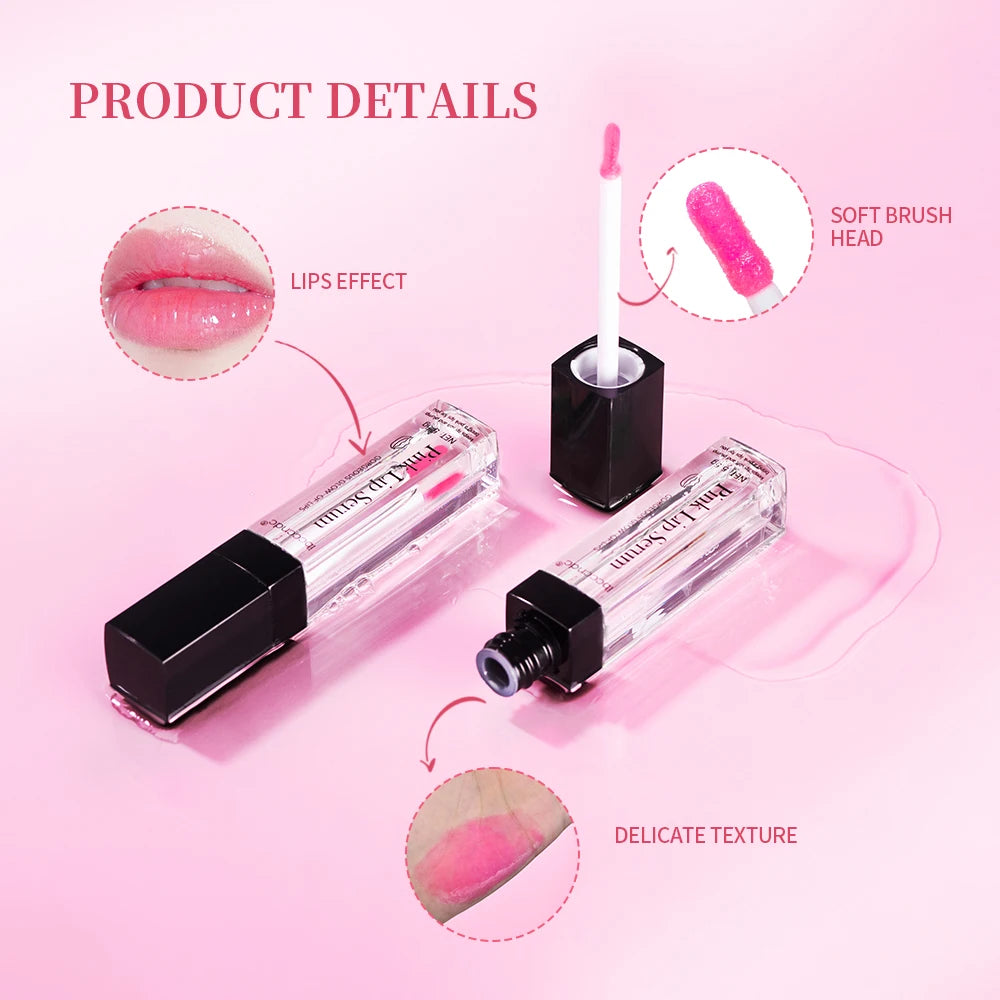 ibcccndc Pink Lip Serum Lotion Moisturizes Moisturizes And Plump Lips Removes Dead Skin Pink Lip Essence Brightener Use Of Face Peaceful Pleasures Health and Wellness