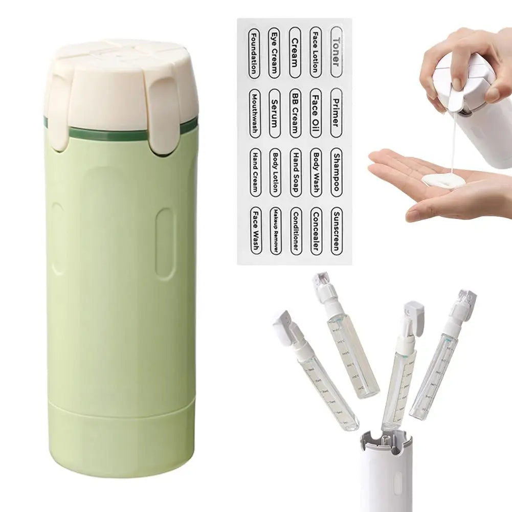 4-in-1 Leakproof Travel Dispenser Bottles – TSA-Friendly 30ml