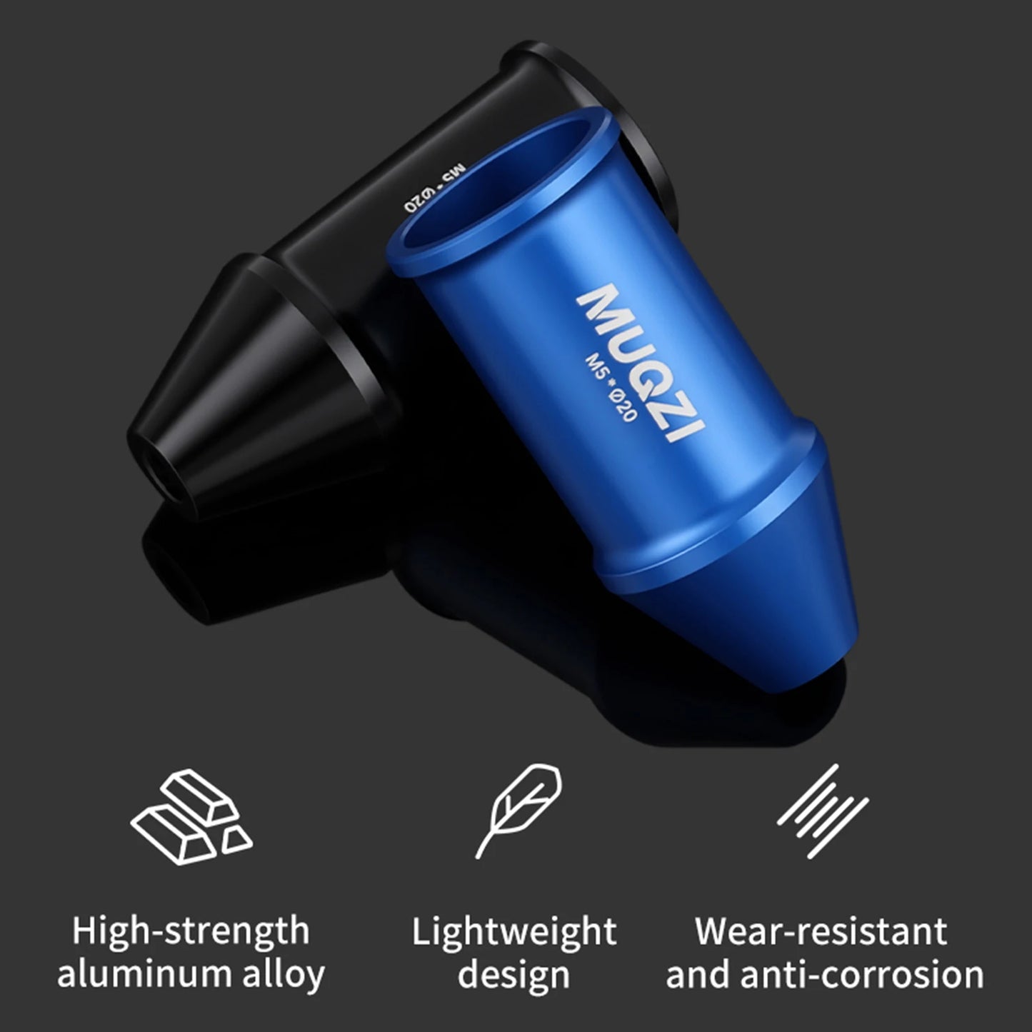 Bicycle Headlight Bracket with M5 Bolt Bike Light Mount Holder Aluminum Alloy Bike Light Mounting Bracket Accessorie for Cycling Peaceful Pleasures Health and Wellness