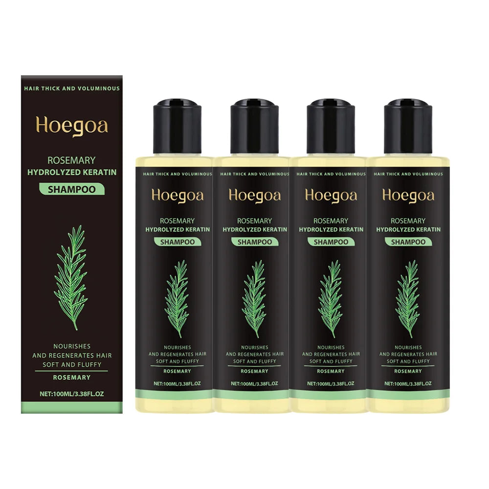 Natural Rosemary Hair Shampoo Reduce Hair Loss Clean Dandruff Nourish Moisturize Scalp Improve Hair Quality Hair Care Product Peaceful Pleasures Health and Wellness 4pcs