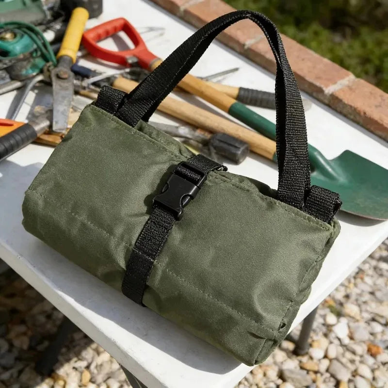 Roll-Up Multi-Pocket Tool Bag Organizer | Oxford Cloth Pouch