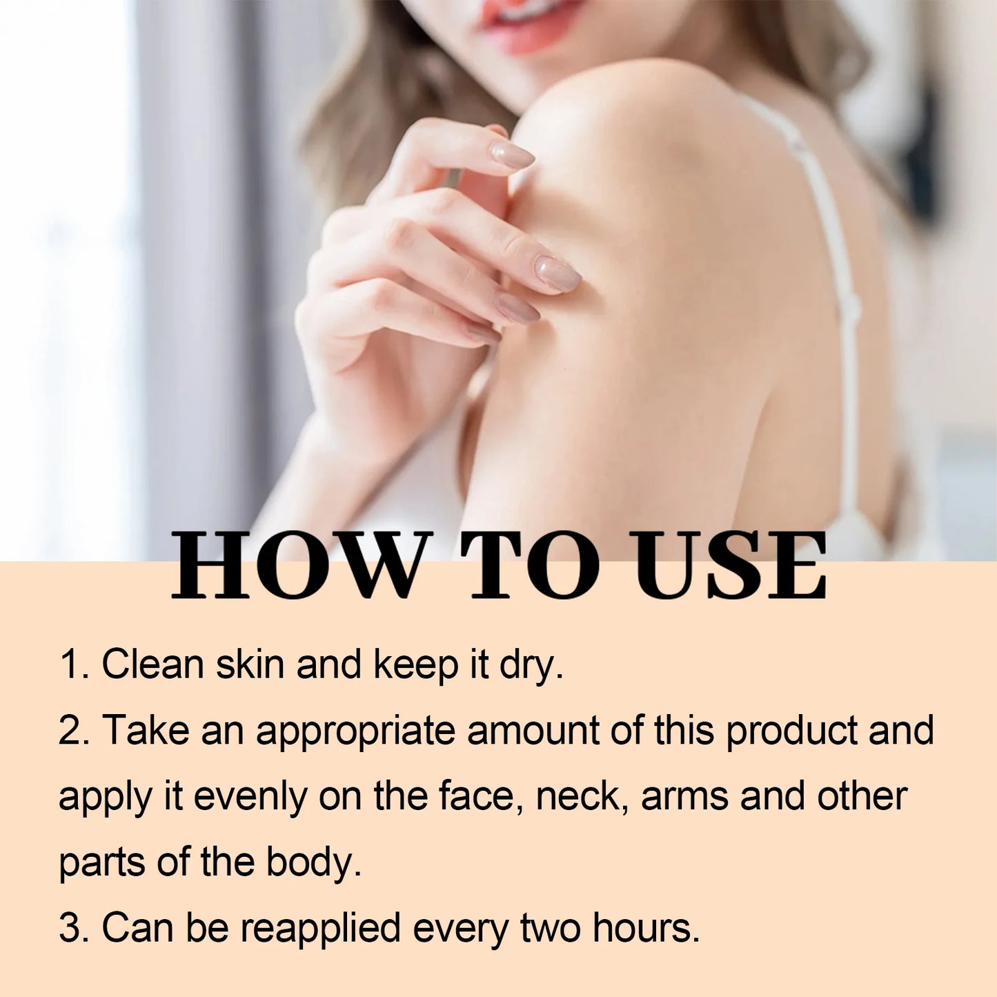 Sunscreen Lotion UV Protective Oil-Control Refreshing Skin Moisturizing Sun Isolate Makeup Hyaluronic Acid Concealer Sun Cream Peaceful Pleasures Health and Wellness